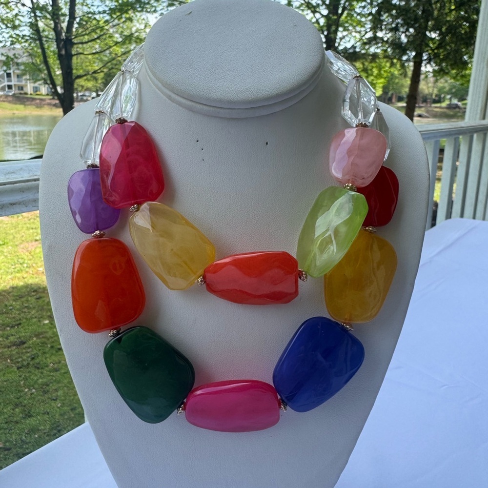Multicolor Statement Necklace